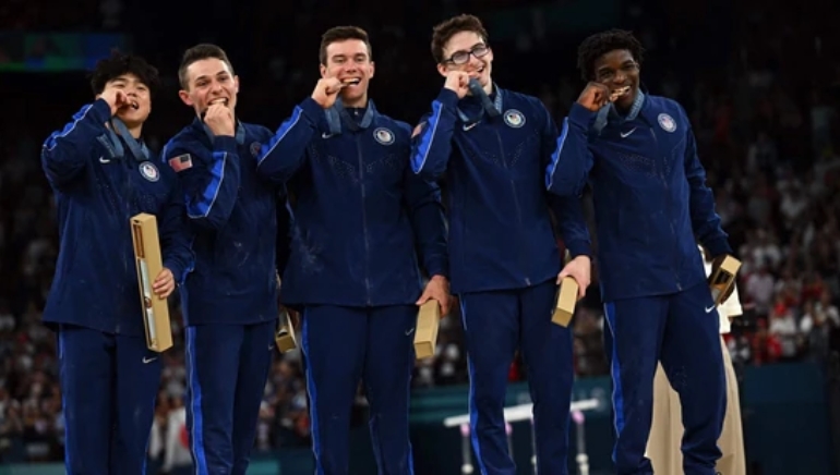 U.S. Men’s Gymnastics Team Wins Olympic Bronze After 16-Year Drought