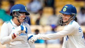 India Women Set Highest-Ever Single-Day Total in Test Cricket