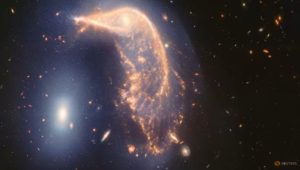 NASA’s Webb Telescope Captures Galactic Merger