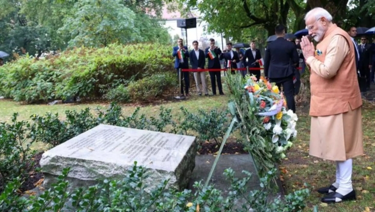 PM Modi Honours Maharaja’s WWII Legacy at Warsaw Memorials