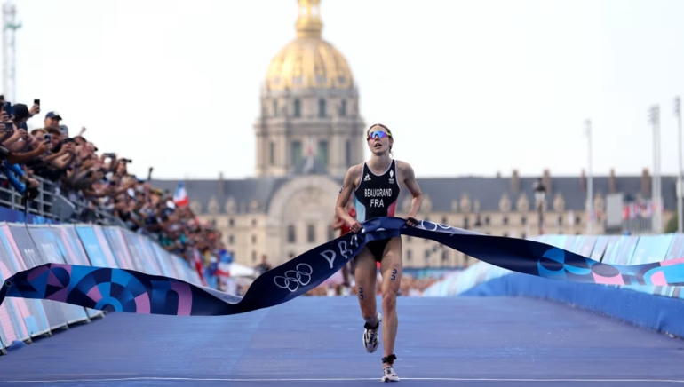 Beaugrand Wins Gold in Triathlon as Seine Proves Safe