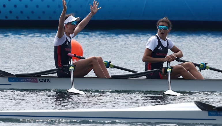 British Rowers Clinch Gold in Women’s Lightweight Double Sculls at Paris Olympics