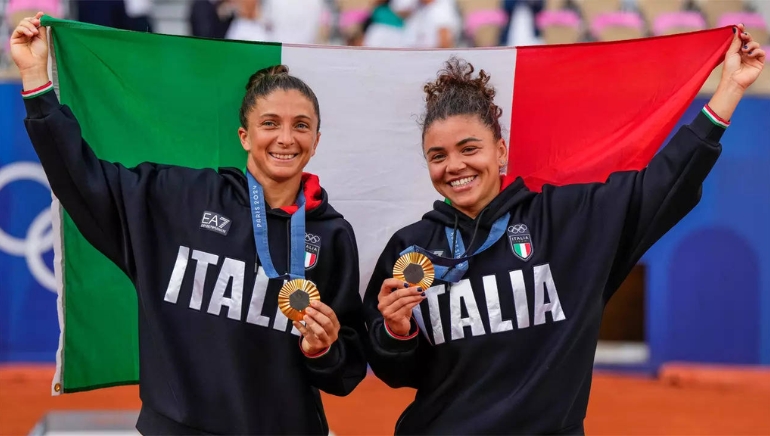 Italy’s Errani and Paolini Secure Historic Olympic Gold in Women’s Doubles Tennis