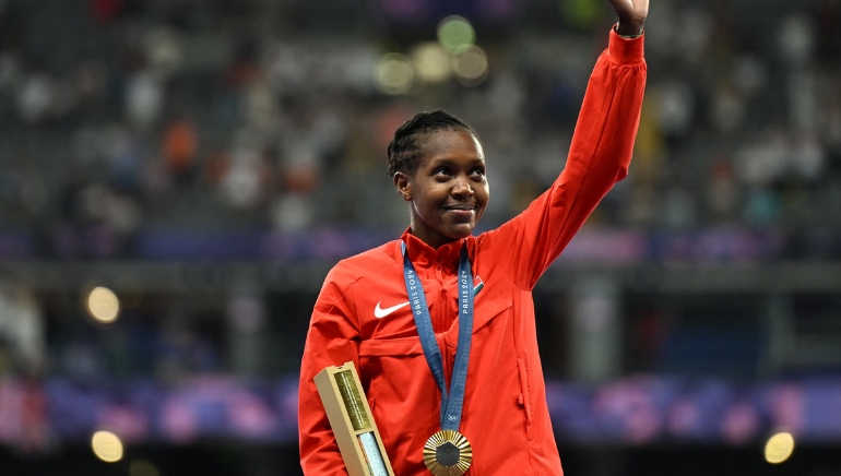 Kipyegon Clinches Historic Third Olympic 1,500m Gold