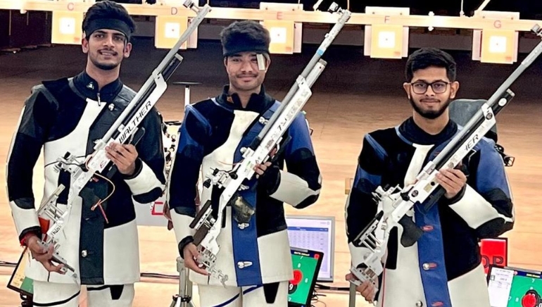 Dhanush breaks world records as India sweeps men’s air rifle event at World Deaf Shooting Championship