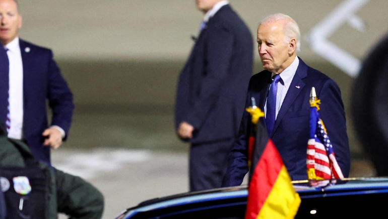 Biden Visits Germany for Urgent Talks on Ukraine and Middle East Crisis