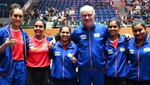 Indian Women’s Team Clinches First-Ever Medal at Asian Table Tennis Championships