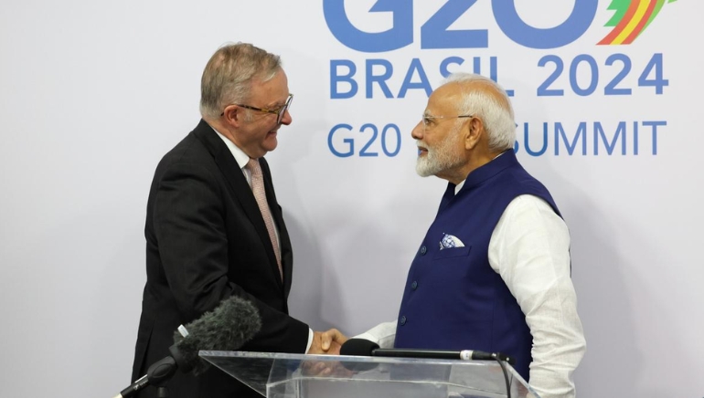 Australia, India to boost cooperation on renewables, defense