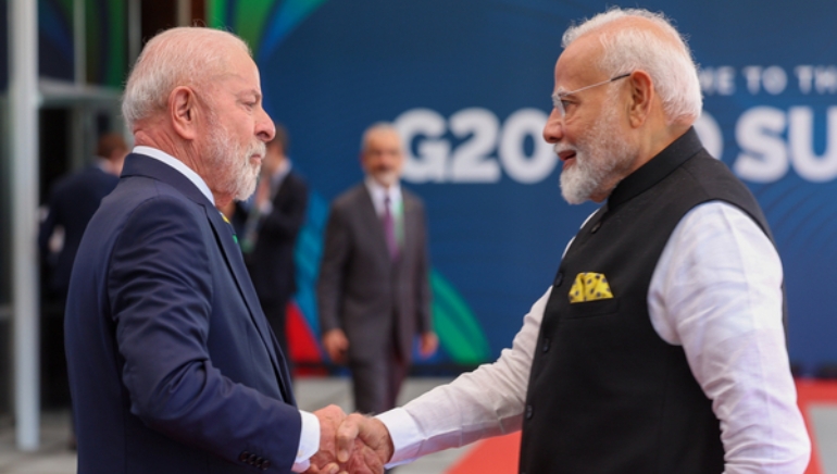 PM Modi thanks Brazil Prez Lula for ‘warm welcome’ amid G20 Summit