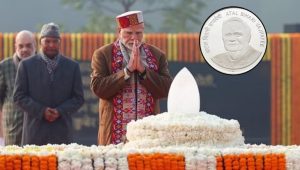 PM launches postage stamp, coin on AB Vajpayee’s 100th anniversary