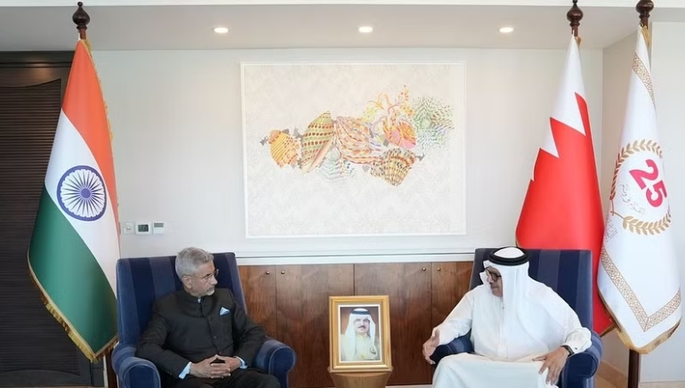 Jaishankar meets Bahraini counterpart; discusses global developments