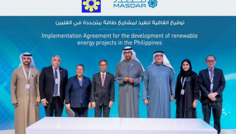 Philippines Seals $15 Billion Renewable Energy Deal with UAE’s Masdar