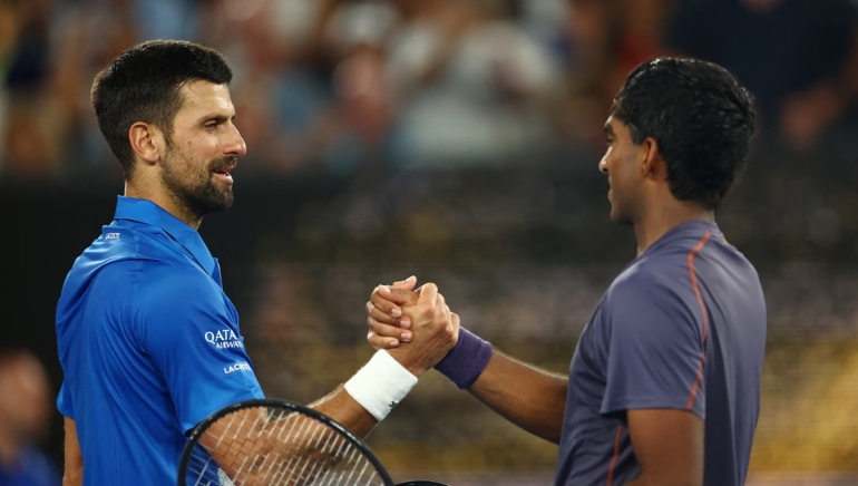 Nishesh Basavareddy Earns Novak Djokovic’s Praise After Strong Australian Open Showing