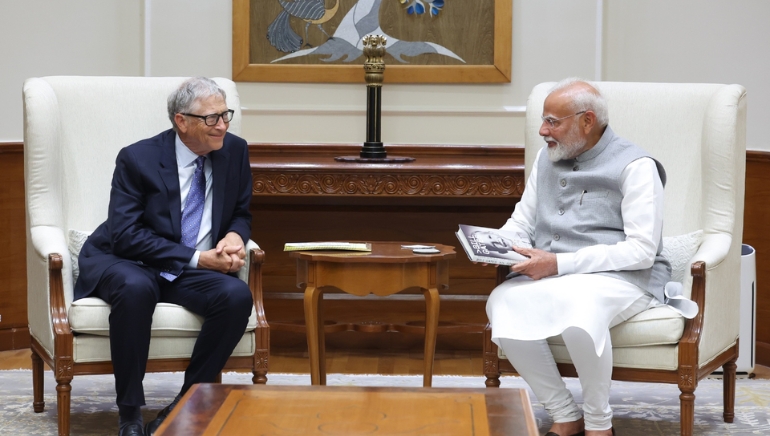 PM Modi and Bill Gates Discuss Technology, Innovation, and India’s Development Vision