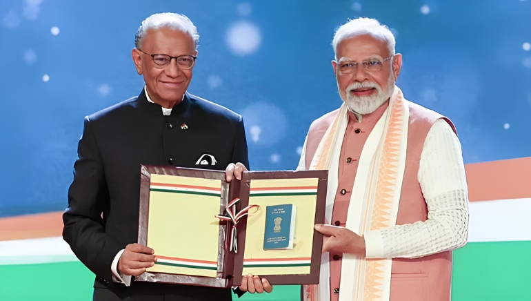 PM Modi Becomes First Indian to Receive Mauritius’ Highest Civilian Honour