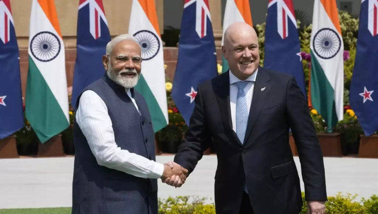 PM Modi, New Zealand PM Christopher Luxon Discuss Trade, Digital Cooperation, and Strategic Ties