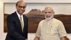 Singapore President Praises India’s Aspirational Districts at Philanthropy Asia Summit