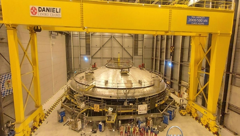 World’s Most Powerful Magnet Assembled as ITER Fusion Project Gains Momentum