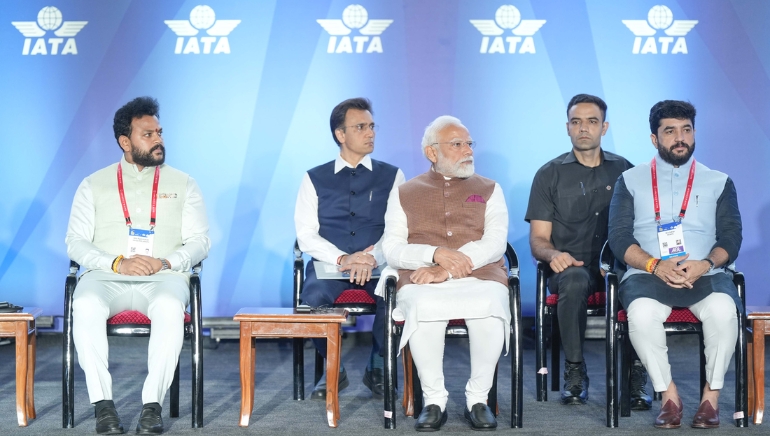 PM Modi Addresses Global Aviation Leaders at IATA’s 81st AGM in New Delhi
