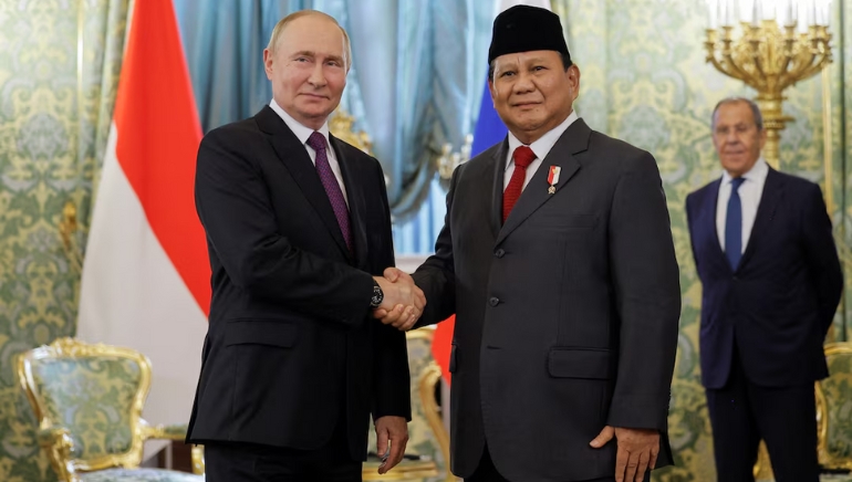 Prabowo to Meet Putin in St Petersburg to Deepen Russia-Indonesia Strategic Ties