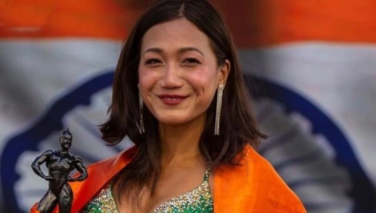 Hillang Yajik Becomes First Woman from Arunachal to Win International Gold in Physique Sports