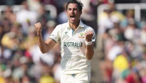 Mitchell Starc Overtakes Shami to Become Top Wicket-Taker in ICC Finals