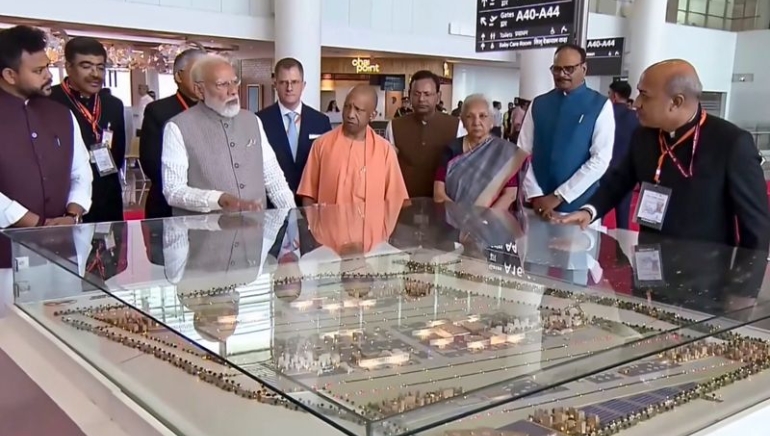PM Modi inaugurates Noida International Airport