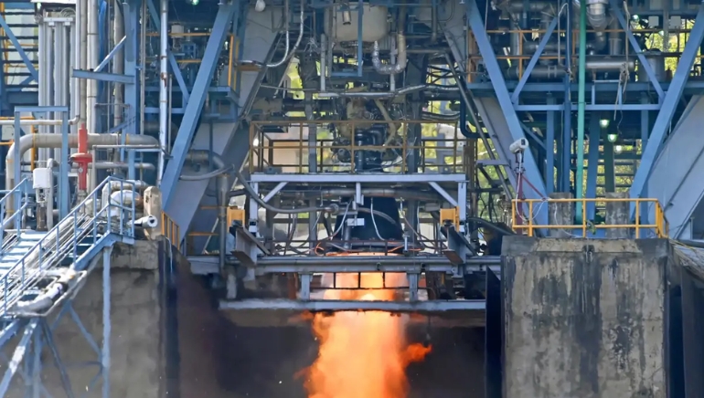 ISRO Successfully Conducts CE20 Cryogenic Engine Ground Test