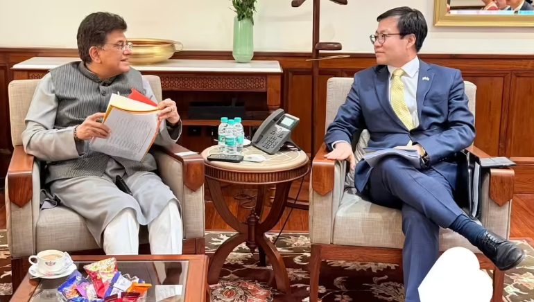 Piyush Goyal engages with the South Korean and Austrian leadership to deepen economic ties