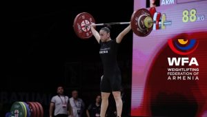 Armenian Weightlifter Alexandra Grigoryan Wins Silver at European Championships
