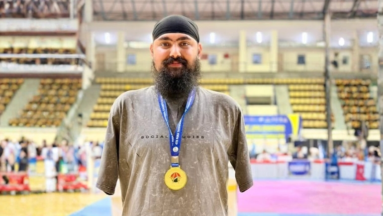 Chandeep wins gold at 4th Para Taekwondo Championship