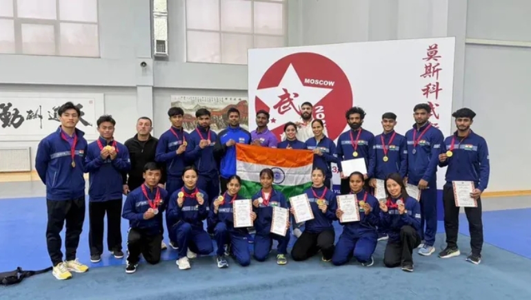 Amit Das Strikes Gold, Monika Doley Wins Silver at Moscow International Wushu Championship