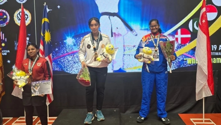 Yuvika Mahaganapathy Wins Gold and Silver at The 15th Silent Knight International Karate Cup