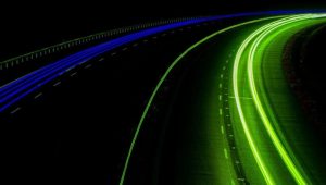 Malaysia replaced streetlights with roads that glow in the dark