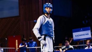 Yerkebulan Yensegenov wins bronze at 2026 Asian Taekwondo Championships