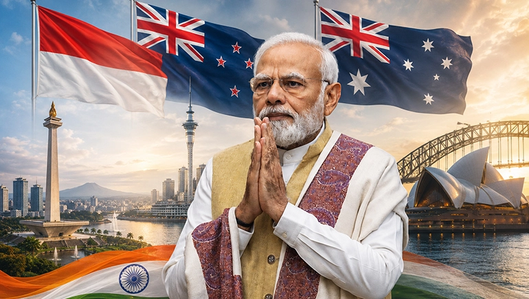 PM Modi’s Three-Nation Visit to Focus on Trade, Defence, and Strategic Ties 