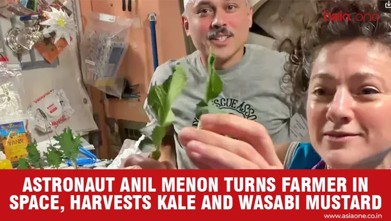 Anil Menon Grows Fresh Greens in Space and Cooks Farm-to-Table Meal
