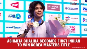 Ashmita Chaliha Wins First-Ever Korea Masters Title for India 
