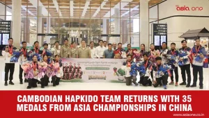Cambodia’s Hapkido Team Celebrates 35-Medal Haul in China