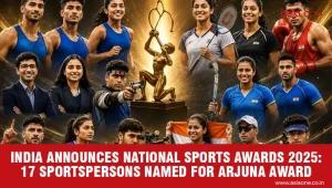 17 Sportspersons Receive Arjuna Awards as India Announces National Sports Awards 2025