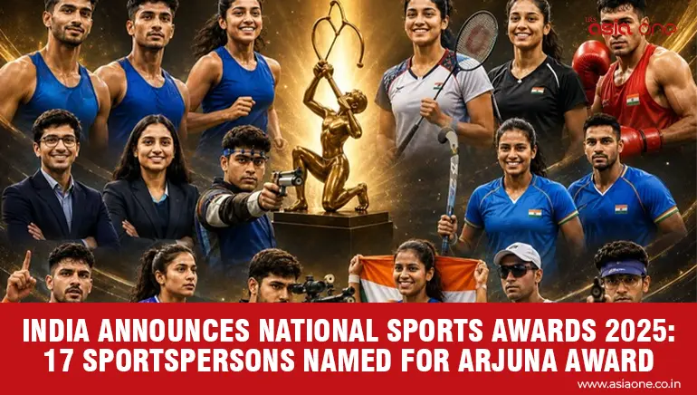 17 Sportspersons Receive Arjuna Awards as India Announces National Sports Awards 2025