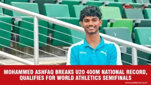 Mohammed Ashfaq Runs 45.81s to Break U20 National 400m Record 