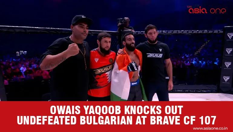 Pulwama’s Owais Yaqoob Defeats Undefeated Bulgarian in BRAVE CF 