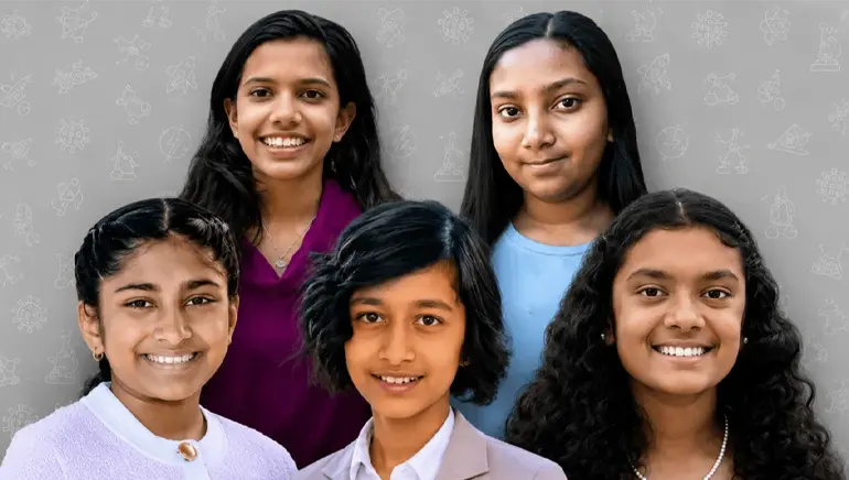 Five Indian American Innovators Compete for America’s Top Young Scientist Title