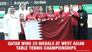 Qatar Wins 20 Medals at West Asian Table Tennis Championships