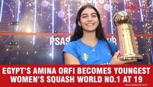 Amina Orfi Becomes Youngest Woman to Reach World No. 1 in Squash