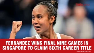 Fernandez Wins Singapore Open for Sixth WTA Title