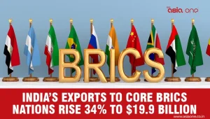India’s Exports to BRICS Markets Rise 34% to $19.9 Billion