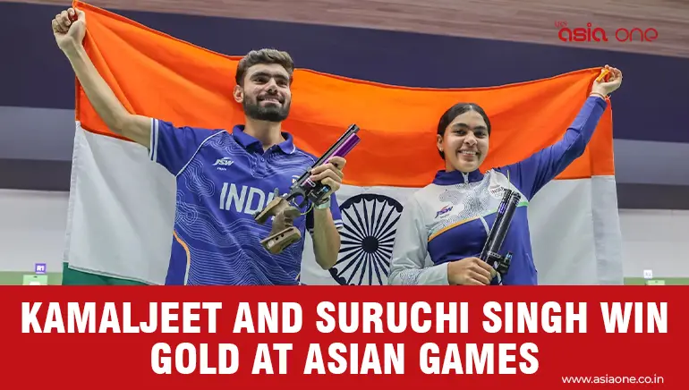 India’s Kamaljeet and Suruchi Win Gold and Set Asian Games Record