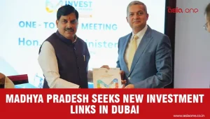 MP Chief Minister Meets Global Leaders at AIM Congress 2026 in Dubai